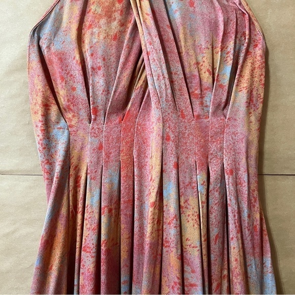 Free People | Seduction Playsuit Wide Leg Jumpsuit Crisscross Pleated Size XS - Picture 6 of 15